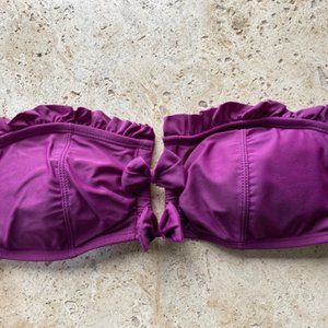 BETSEY JOHNSON BANDEAU BIKINI TOP NEW